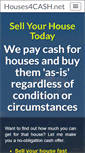Mobile Screenshot of houses4cash.net